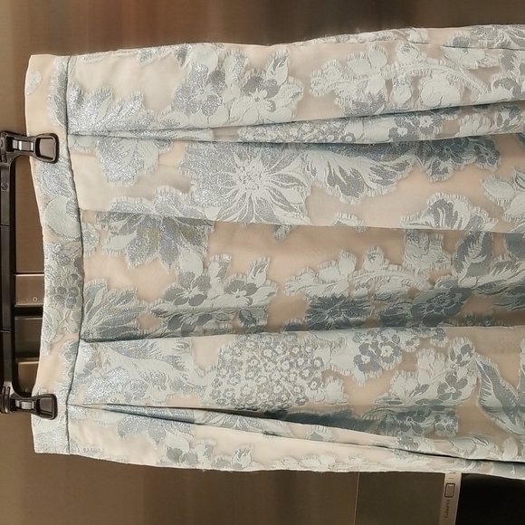 💕ST. JOHN💕 Formal High Waisted Jacquard Floral Embroidered Ball Skirt 10 NWOT - Picture 3 of 12